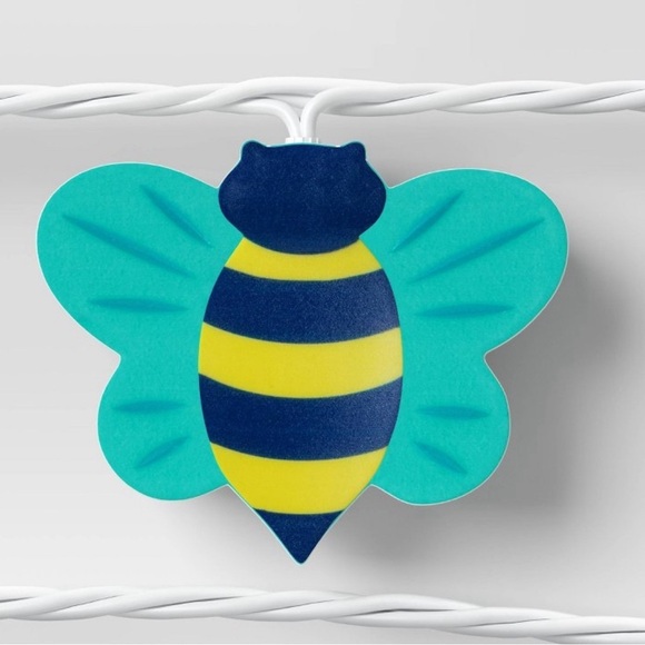 NWT sun squad bee 10 count iridescent string lights 6 feet - Picture 3 of 4